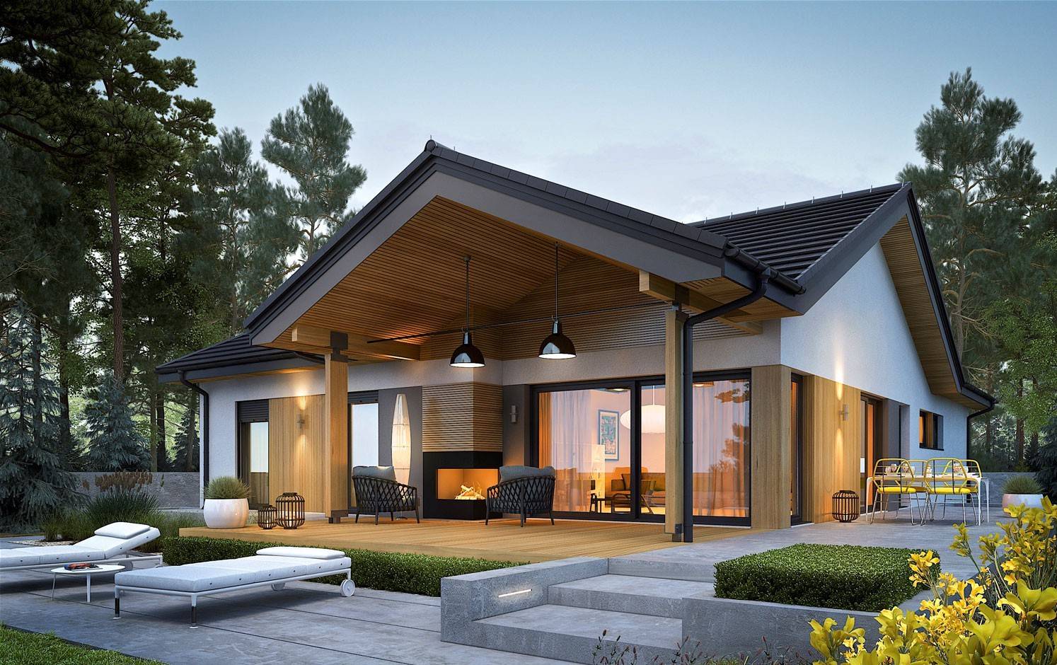 neptun 7 modern stone house modern villa stone villa vimar insaat